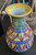 Antique Deco  ALBERTO RUBBOLI Gualdo Tadino  Majolica Italian Pottery Vase 7 7/8