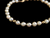 Vintage 14k Yellow Gold White Pearl Gold Beads Hand Knotted Beaded Bracelet 7.5”