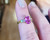 Estate 18k Yellow Gold 2.39cttw Pink Sapphire Diamond Ring sz 6.5