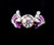 Rare Estate 14k Gold .94cttw Diamond Ruby Sea Horse Enamel Nautical Ring Sz 6.5