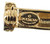 Vintage Givenchy Paris France Gold Plated Dangle Tassel Fringe Bar Pin 2"