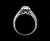 Vintage Sterling Silver Diamonds Heart Love Friendship Stunning Ring sz 9.5