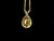 Vintage 18k Gold Plated Australian Opal Spinel Filigree Pendant Necklace 17.5”