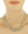 Antique Deco 9.5mm AB Sparkly Faceted Dbl Strand Chain Crystal Necklace 16.5"