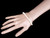 Vintage 14k Yellow Gold 6mm White Pearl Hand Knotted 70s Beaded Bracelet 7.5”