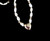 Vintage 14k Yellow Gold 7mm White Freshwater Pearl Gold Heart Beaded Necklace 18”