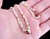 Vintage 14k Yellow Gold 7mm White Freshwater Pearl Gold Heart Beaded Necklace 18”