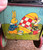 Vintage Chein Tin Litho Toy Easter Bunny Rabbit Pulling Wagon Cart w Wheels Cute