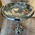 Antique Deco Centerpiece Compote Fruit Bowl SilverPlate American Sheffield 12.75