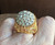 Vintage 60's Fab Huge Pave Paste Crystals Dome Organic Cocktail Ring Sz 6-6.75
