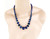 Estate Sterling Sodalite Turquoise Jay king Desert Trading Beaded Necklace 18-20.5”