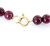 Vintage 14k Gold Garnet Freshwater Pearl Gold Beads Beaded Bracelet 7”