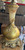 Antique Bradley & Hubbard B&H Lamp Alabaster Gold  Leaf Arts&Crafts French Style