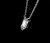 Vintage 14k White Gold .73cttw GHI VS2-SI1 Diamond Spinel Pendant Necklace 16”