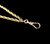 Vintage 12k Gold Filled Thick Light Weight Rope Chain Watch Chain Fob Holder 24”