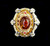 Estate Sterling Amber Tigers Eye Spinel Gems En Vogue Michael Valitutti Ring 8