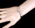Vintage Sterling Silver MCM Wishbone Sand Cast Cuff Bracelet 5.75” Small Wrist