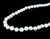 Vintage 14k Gold 6mm White Cultured Pearl 70s Hand Knotted Beaded Necklace 18”