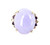 Vintage 14k Gold 13.27cttw Lavender Jade Jadeite Diamond Amethyst Ring Sz 4