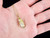 Vintage 14k Gold Rare Solid Gold In Quartz Orocal Alaskan Pendant Necklace 18”