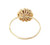 Vintage Mid Century 14k Gold Daisy Flower Floral Petite Delicate Ring sz 4
