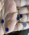 Vintage 14k Gold- Lapis Lazuli By The Yard- Link Beautiful  Chain Necklace 24”