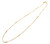 Vintage 14k Yellow Gold Bar Station Link Beautiful Delicate Chain Necklace 17.5”