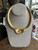 Vintage YSL Yves Saint Laurent Gold Plated Drop Enamel Blue Stone Omega Runway Couture Necklace 18”