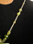 Vintage Green  Prehnite- Green Spinel  Beads-Flower Pendant Bead Necklace 19”