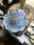 Antique Chinese Porcelain Qing Demitasse Cup & Saucer Phoenix Blue  Hand Painted