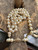 Vintage 14k Gold 6mm Pearl Hand Knotted Champagne Color Flapper Necklace 25”