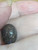 Vintage Rare Mexican Black Pin Fire Opal Oval Stone 4CT- 13mm x 9.4mm x 5.4mm