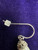 Vintage Sterling Silver Marcasite Jade Dangle Drop Earrings 1.25"