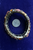 Vintage Fall Rhinestone Flower Bronze Tone Retro Wavy Clamp Bracelet 7.5”