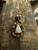Vintage  Pear Cut Teardrop Australian Opal Stone Organic Gold Pendant Necklace 17”