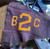 Antique College Pennant Felt Banner BC? Collegiate Sports Athletics Memorabilia