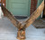 Vintage Witco Tiki US Eagle Statue Sculpture Hand Carved Wood Folk Art 70s Patriotic