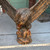 Vintage Witco Tiki US Eagle Statue Sculpture Hand Carved Wood Folk Art 70s Patriotic