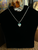 Vintage F. Barney Sterling Zuni Hopi Turquoise/Coral/MOP Heart Necklace 15”