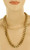 VINTAGE HEAVY CURB LINK GOLD PLATED  CHAIN LINK NECKLACE 36" Cool Disco 1970'S