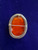 Antique 16-18K Gold Sardonyx Hard Stone 1860 Maiden Roman Cameo Brooch Pendant