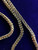 Vintage Gold Plated Sterling 2mm Foxtail Chain Necklace 26”