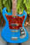 Vintage 1960s Kingston Kawai Teisco Swinga Style Offset Guitar Ocean Blue