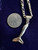 Vintage Sterling Silver Maritime Nautical Ocean Whale / Tail Figaro Necklace 20”
