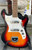 1960s MIJ Rexina Kawai Teisco Electric Bass Guitar~Tri Tone Brown Sunburst