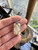 Vintage Sterling MOP Abalone Rectangle Wire Wrap Dangle/Drop Earrings