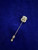 Vintage Real Australian Opal Gold Plated Scarf Stick Pin 2.25”