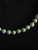 Vintage Dark Spinach Green Nephrite Jade 8mm Round Bead GP Necklace 18”