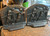 Antique Deco Cast Iron Bookends Galley Slaves Pair Bronzed Solid Nautical Good Gift