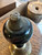 Antique Brass School Hand Bell Tall Loud Church Dinner Bell 8” Wooden Handle